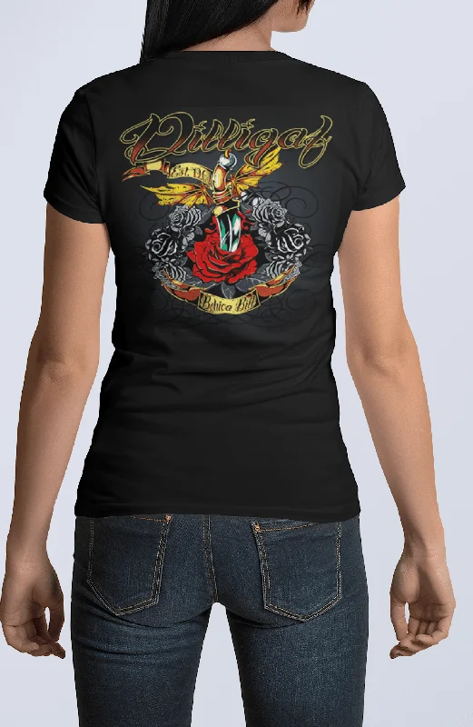 Cozy Outerwear cute graphic T-Shirts Rose and Dagger