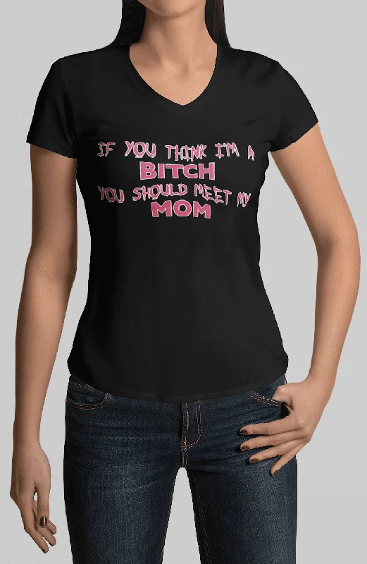 Smart Casuals quirky designs printed on T-shirts Bitch Mom