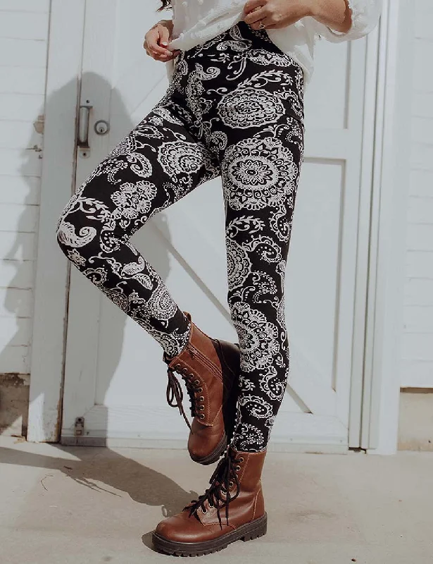 Cozy Chic Wear fashionable leggings for womenSA Exclusive Paisley Perfection Leggings Cozy Chic Wear fashionable leggings for womenSA Exclusive Paisley Perfection Leggings