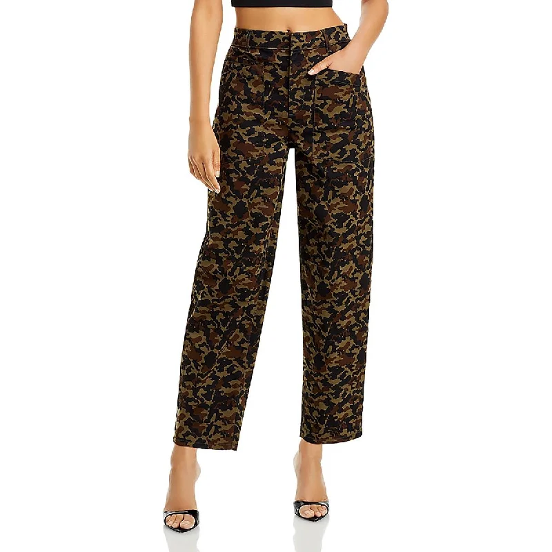 Daily Comfort Women's comfortable trousers Avec Les Filles Womens Relaxed Camouflage Straight Leg Pants Daily Comfort Women's comfortable trousers Avec Les Filles Womens Relaxed Camouflage Straight Leg Pants