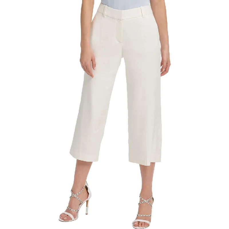 Weekend Comfort Wear Summer wide leg pants DKNY Womens Linen Blend Wide Leg Dress Pants