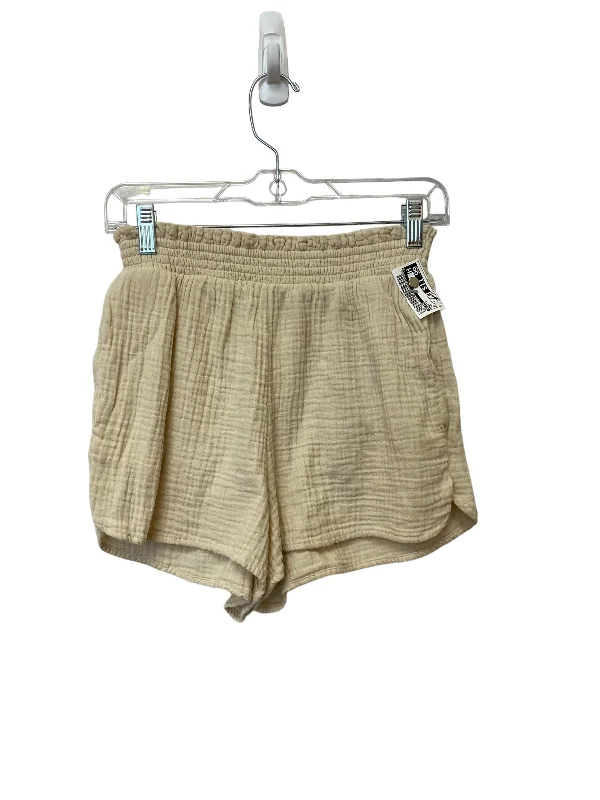 Noble And Elegant Soft cotton stretch shorts Shorts By Aerie In Tan, Size: S