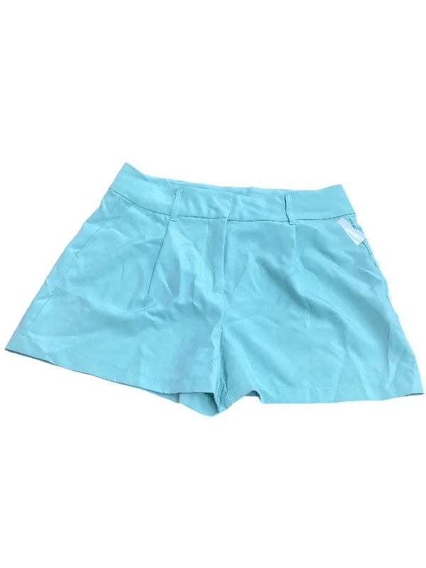 Wearable At Home Or Out Relaxed-fit printed shorts for women Shorts By Express In Green, Size: 12 Wearable At Home Or Out Relaxed-fit printed shorts for women Shorts By Express In Green, Size: 12